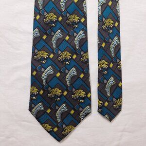 Jacksonville Jaguars silk tie .